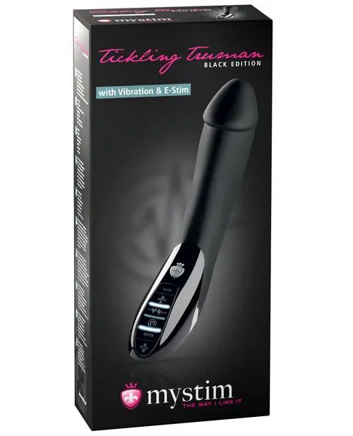 Mystim Tickling Truman eStim Vibrator Black Edition Electrastim