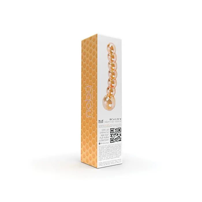 Nobu Honey Beaded Glass Dildo Nobu