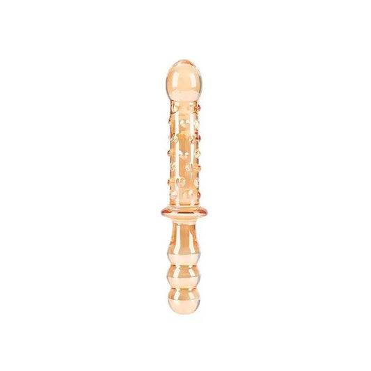 Nobu Honey Dual Wand - Beaded Glass Dildo Nobu