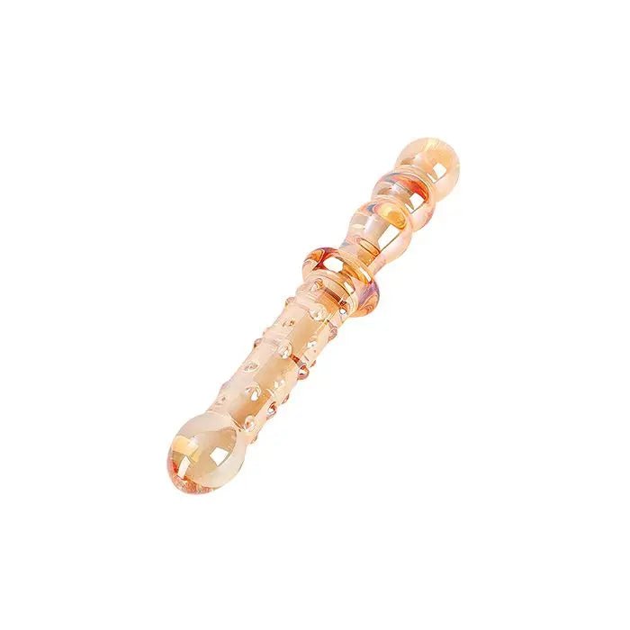 Nobu Honey Dual Wand - Beaded Glass Dildo Nobu