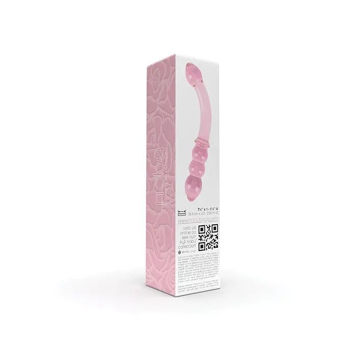 Nobu Rose Bead Wand - Glass Dildo Nobu