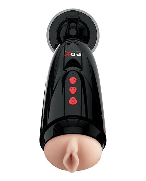 PDX Elite Dirty Talk Starter Stroker - Mechanical Pocket Pussy - Passion Plug PDX Elite Dirty Talk Starter Stroker - Mechanical Pocket Pussy - Passion Plug