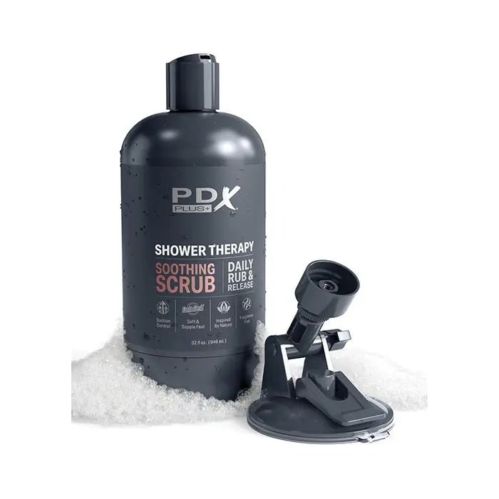 PDX Plus Shower Therapy Soothing Scrub Male Stroker PDX
