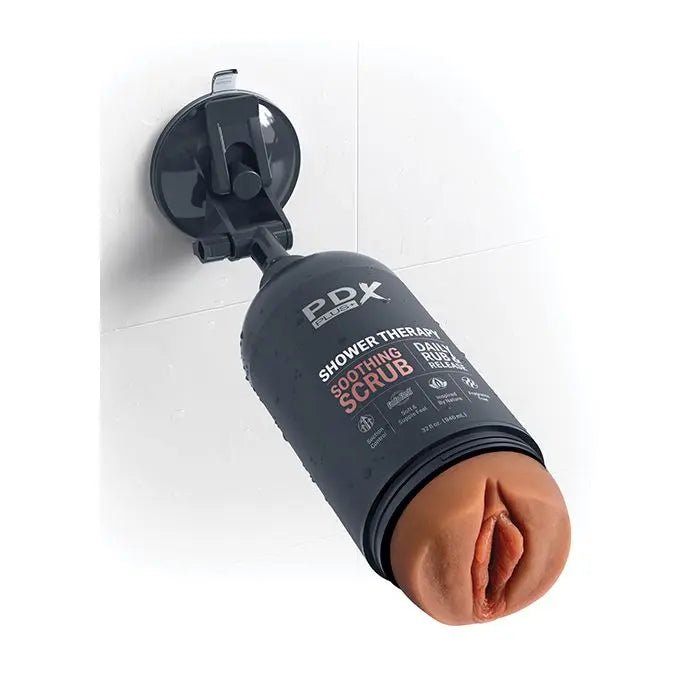 PDX Plus Shower Therapy Soothing Scrub Male Stroker PDX