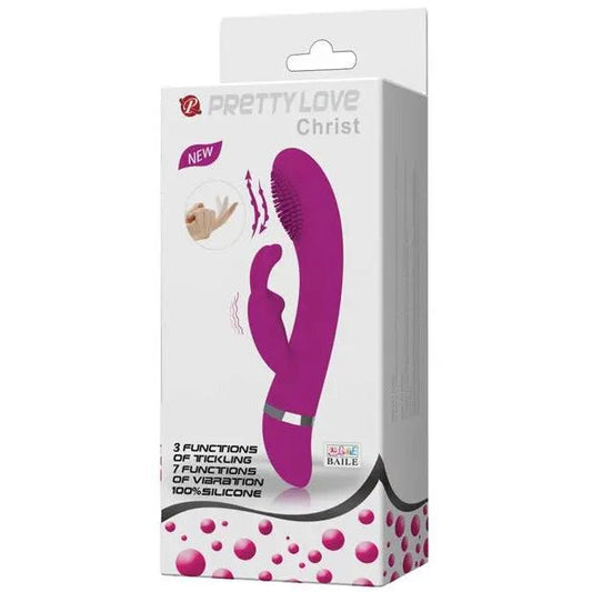 Pretty Love Christ Come Hither Rabbit - 7 Function Vibrator Pretty Love