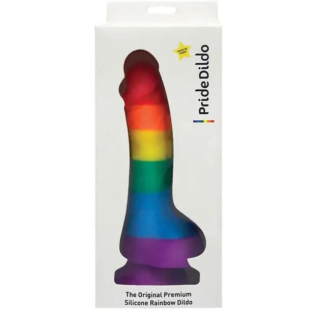 Pride Rainbow Dildo with Balls Infantar