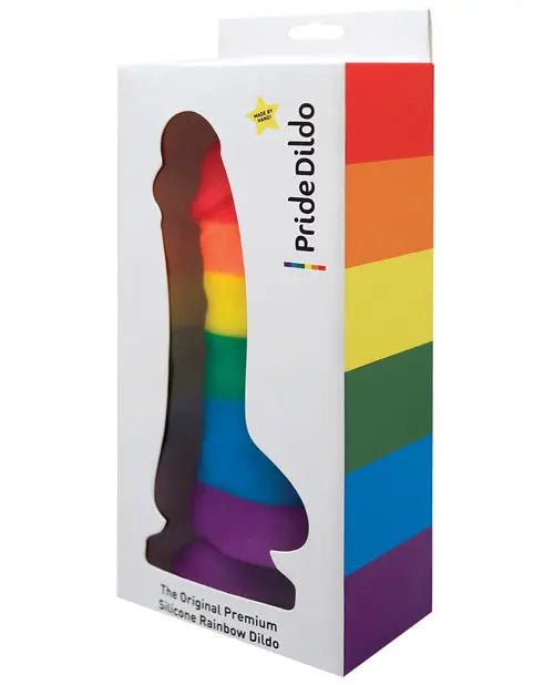 Pride Rainbow Dildo with Balls Infantar