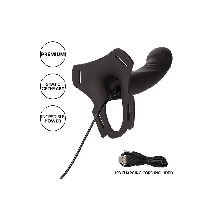 Rechargeable Multi-Purpose Vibrating Strap On Harness Set Boundless