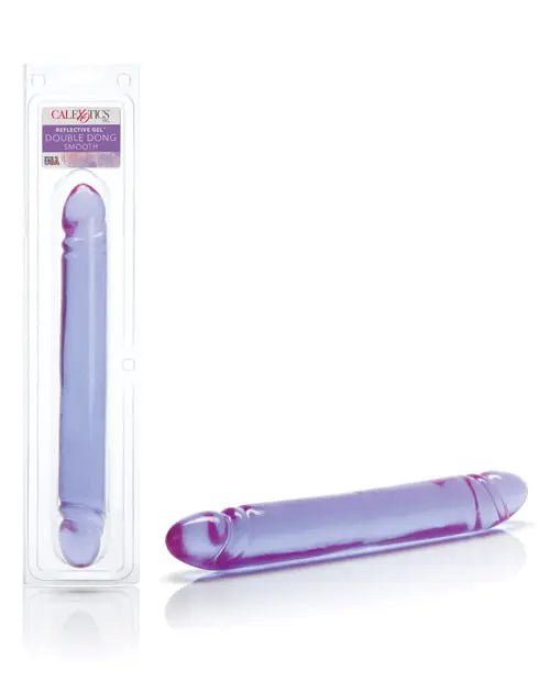 Reflective Gel Smooth Double Dong Cal Exotic
