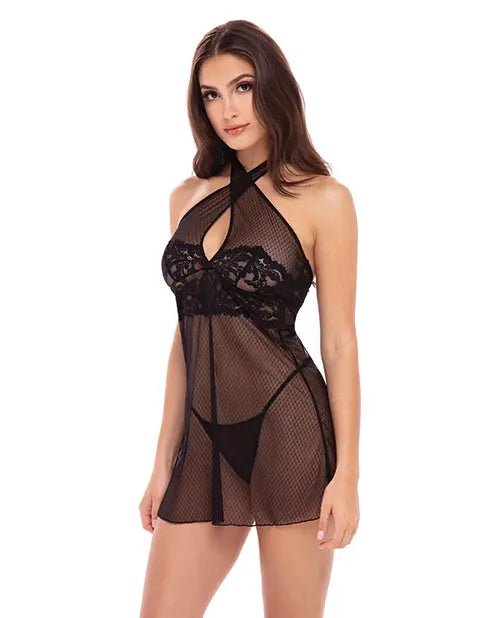 Rene Rofe Midnight Halter Chemise Rene Rofe