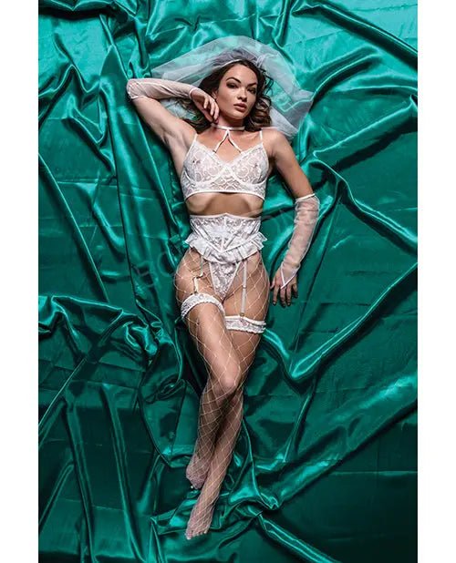 Role Play Blushing Bride 6 pc Set - Bridal Lingerie BodyZone