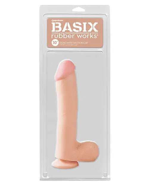 Rubber Works 12" Dildo with Suction Cup Basix