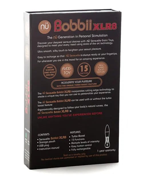 Sensuelle Bobbii Flexible Vibe XLR8 Turbo Boost Bobbii