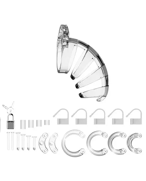 Shots Man Cage Chastity 3.5" Cock Cage Model 2 Shots