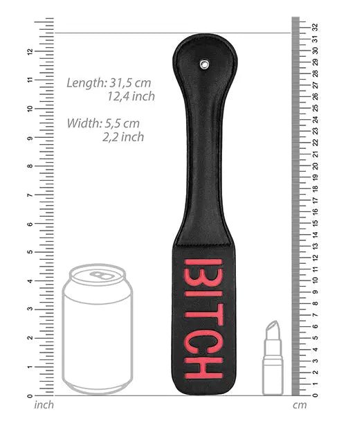 Shots Ouch Bitch Paddle - Bondage Paddle Shots