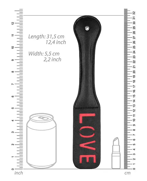 Shots Ouch Love Paddle - Bondage Paddle Sex & Mischief