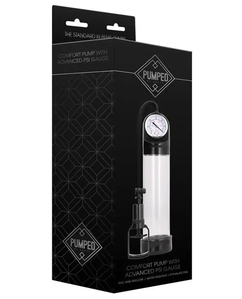 Shots Pumped Comfort Penis Pump with Advanced PSI Gauge Shots