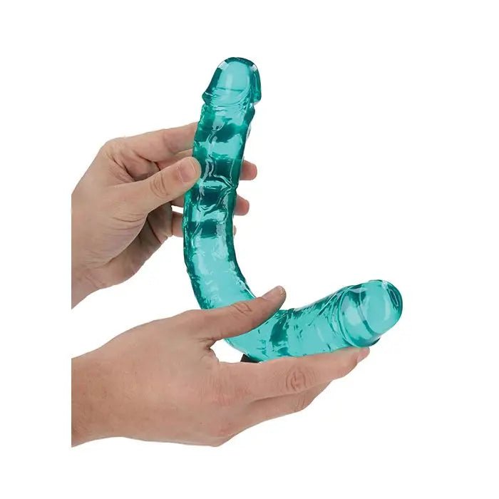 Shots RealRock Crystal Clear 13" Double Headed Dildo RealRock
