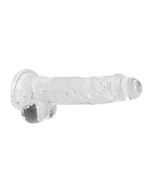 Shots RealRock Realistic Crystal Clear Dildo with Balls Shots