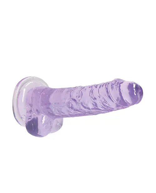 Shots RealRock Realistic Crystal Clear Dildo with Balls Shots