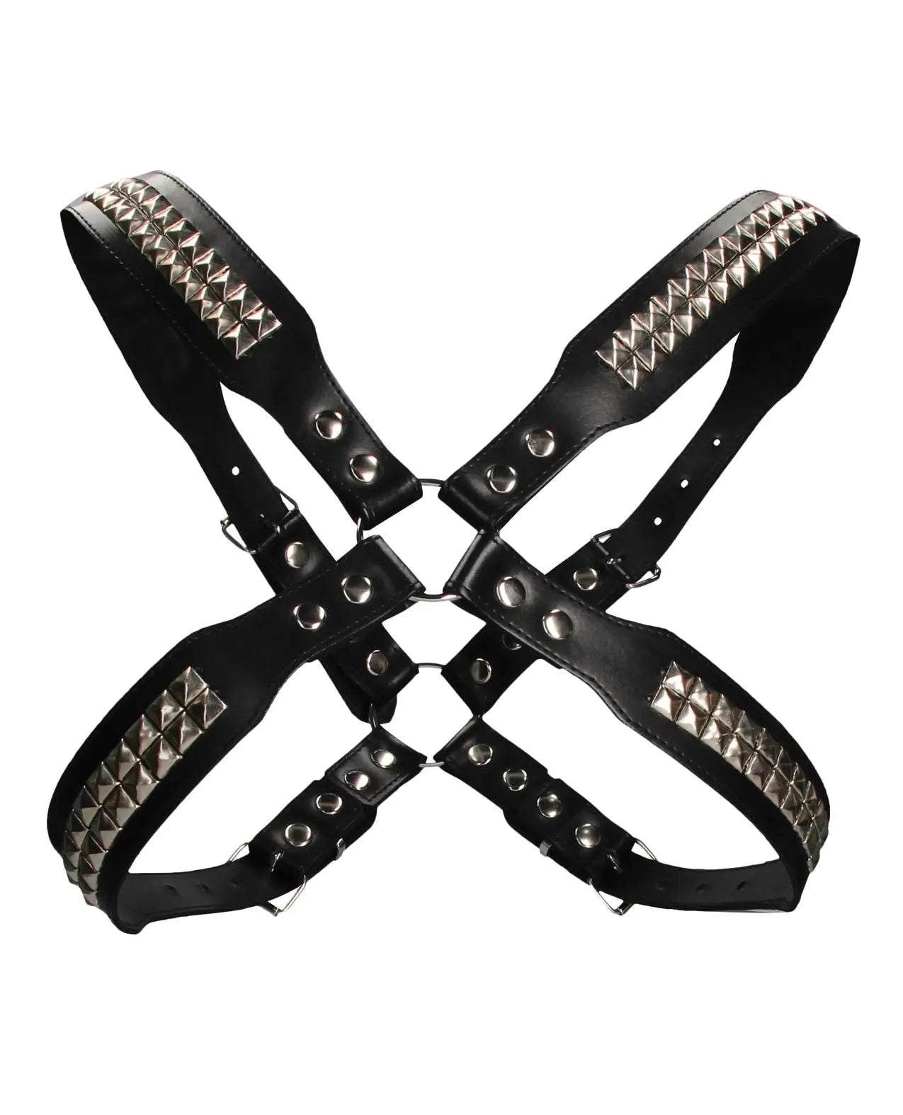 Shots Uomo Men's Pyramid Stud Body Harness Shots