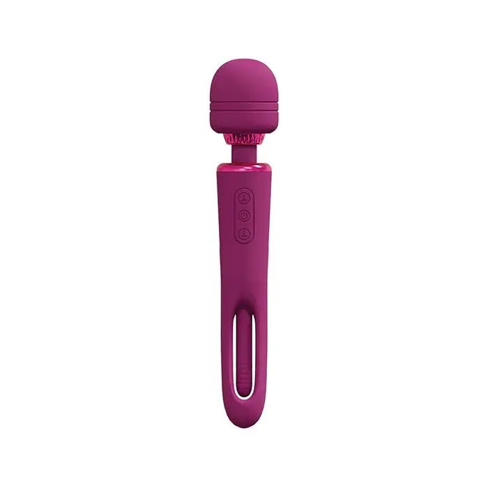 Shots Vive Kiku Double Ended Wand & G-Spot Stimulator - Vibrating Wand Vive