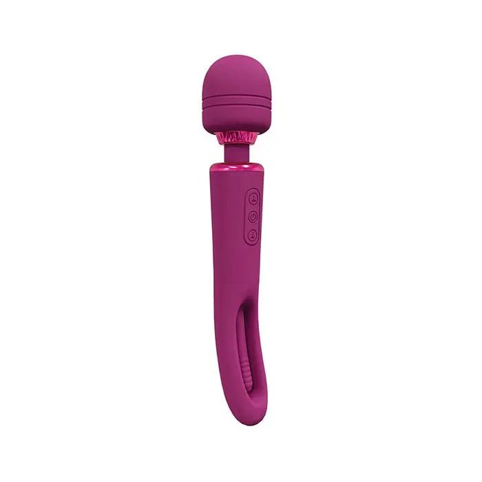 Shots Vive Kiku Double Ended Wand & G-Spot Stimulator - Vibrating Wand Vive