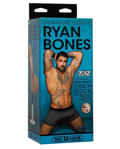 Signature Cocks ULTRASKYN 7" Dildo with Removable Vac-U-Lock Suction Cup - Ryan Bones Doc Johnson's