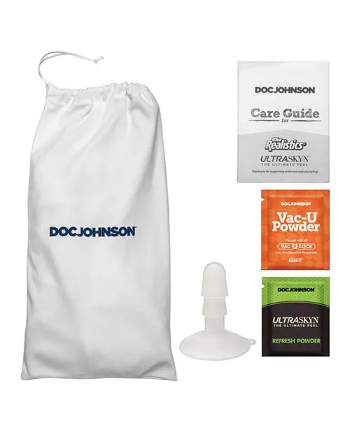 Signature Strokers Set ULTRASKYN Stroker & 8" Cock with Removable Vac-U-Lock Suction Cup Doc Johnson's