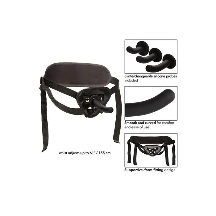Silicone Curve Strap On Pegging Kit Boundless
