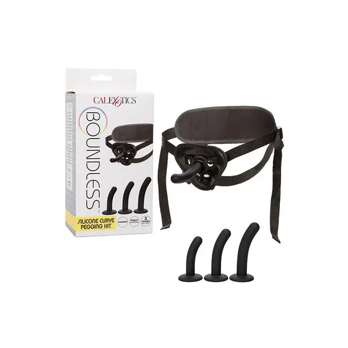 Silicone Curve Strap On Pegging Kit Boundless