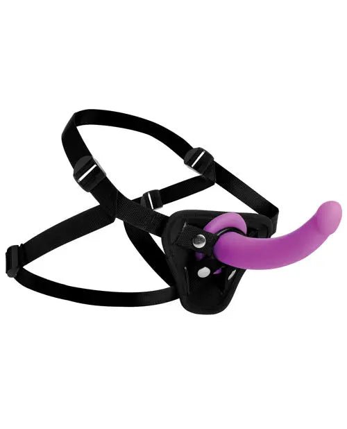 Strap U Navigator Silicone G Spot Dildo with Harness Strap U