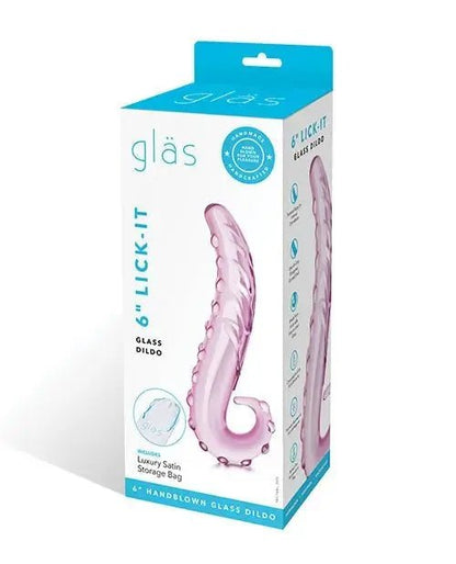 6" Lick-it Glass Dildo Glas
