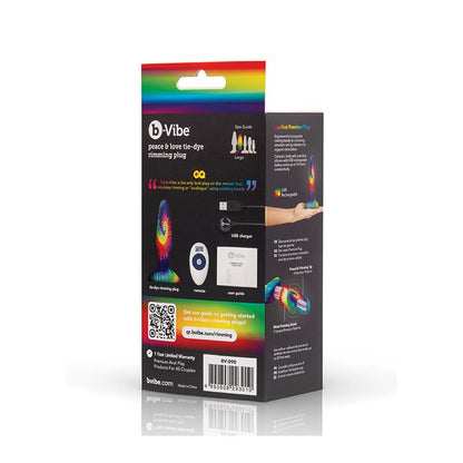 Tie-Dye Anal vibrator - Butt Plug B-Vibe
