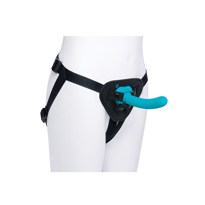Strap-On Harness Set With 6" Silicone Dildo Peg B-Vibe
