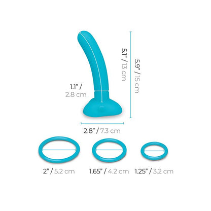 Strap-On Harness Set With 6" Silicone Dildo Peg B-Vibe