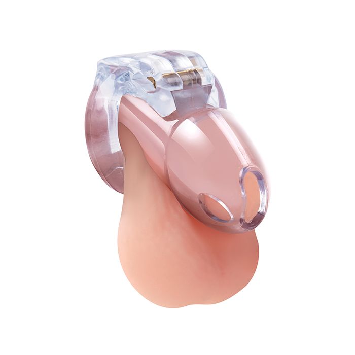 Lockmaster 3.5" Side Lock See Thru Chastity Cage Lockmaster