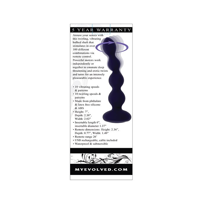 Orbit Remote Controlled Anal Vibrator Gender X