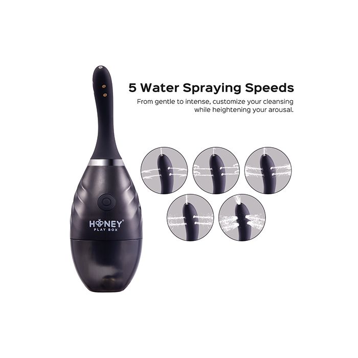 Bulby Auto Spray Anal Douche System - Anal Prep Honey Play Box