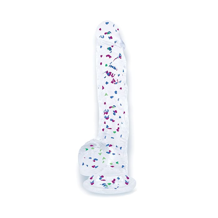 Glittergasm 8.5" Confetti Dildo Icon