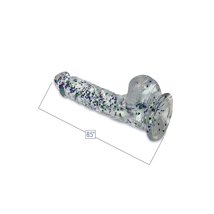 Glittergasm 8.5" Confetti Dildo Icon