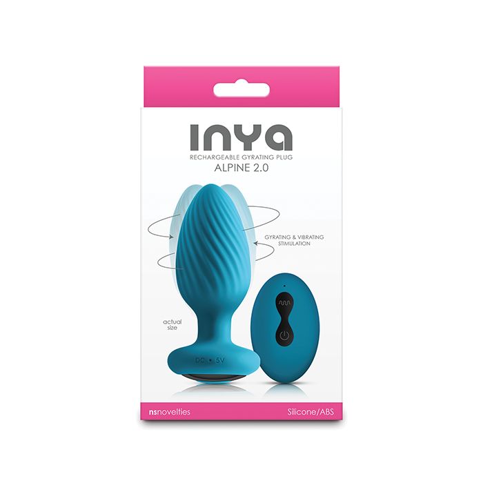 Gyrating & Vibrating Anal Plug with Remote NS Novelties