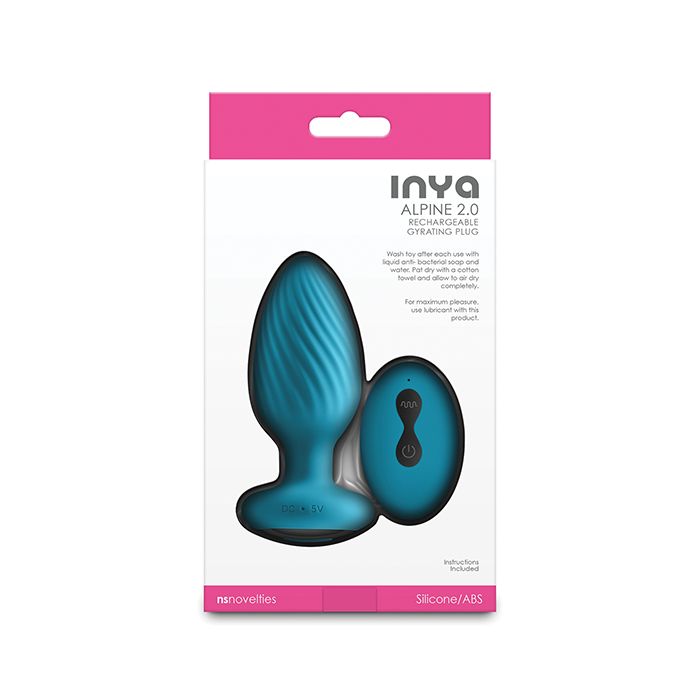 Gyrating & Vibrating Anal Plug with Remote NS Novelties