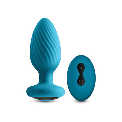 Gyrating & Vibrating Anal Plug with Remote NS Novelties