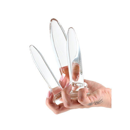 Crystal Anal Trainer Kit - Glass Butt Plugs