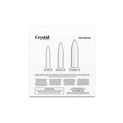 Crystal Anal Trainer Kit - Glass Butt Plugs