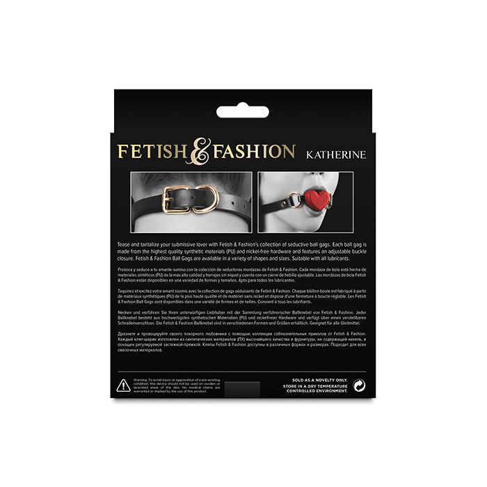 Fetish & Fashion Katherine Heart Ball Gag Fetish Fantasy