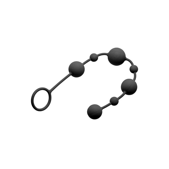 Silicone Anal Beads - Graduated GreyGasms