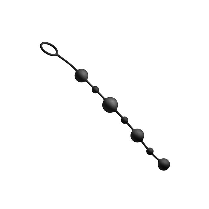 Silicone Anal Beads - Graduated GreyGasms