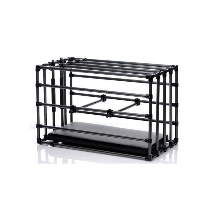 Adjustable Kennel Cage with Padded Board Passion Plug